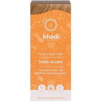 TINTE HERBAL COLOR RUBIO OSCURO CENIZA 100G KHADI