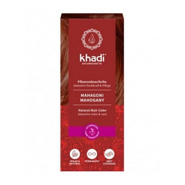 TINTE HERBAL COLOR MAHOGANY CAOBA 100G KHADI