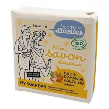 JABON DE ACEITE ALMENDRAS DULCES Y CALISSON PASTILLA 100G SECRETS DE PROVENCE