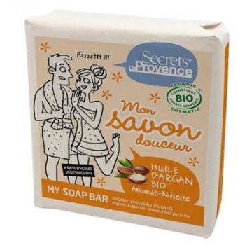 JABON DE ACEITE ARGAN Y ALMOND NUT PASTILLA 100G SECRETS DE PROVENCE
