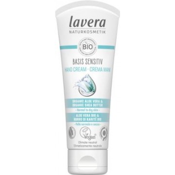 CREMA MANOS BASIS SENSITIV ALOE KARITE 75ML LAVERA