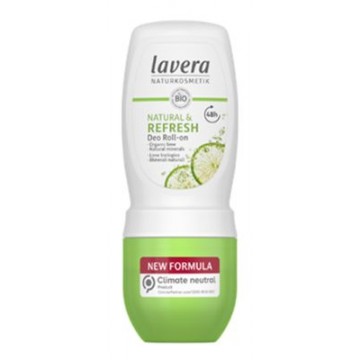 DESODORANTE 48H REFRESH Y NATURAL ROLL ON 50ML LAVERA