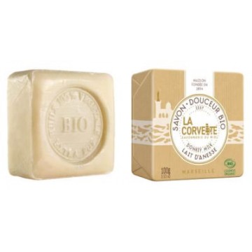 JABON LECHE DE BURRA PASTILLA 100G LA CORVETTE