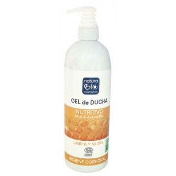GEL DE DUCHA NUTRITIVO MIEL Y AVENA 740ML NATURABIO COSMETICS